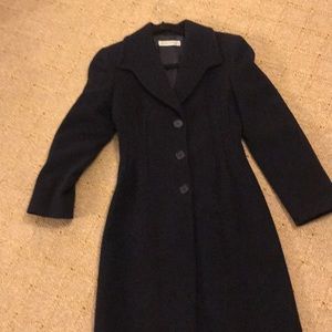 Emporio Armani made in Italy Navy blue wool coat